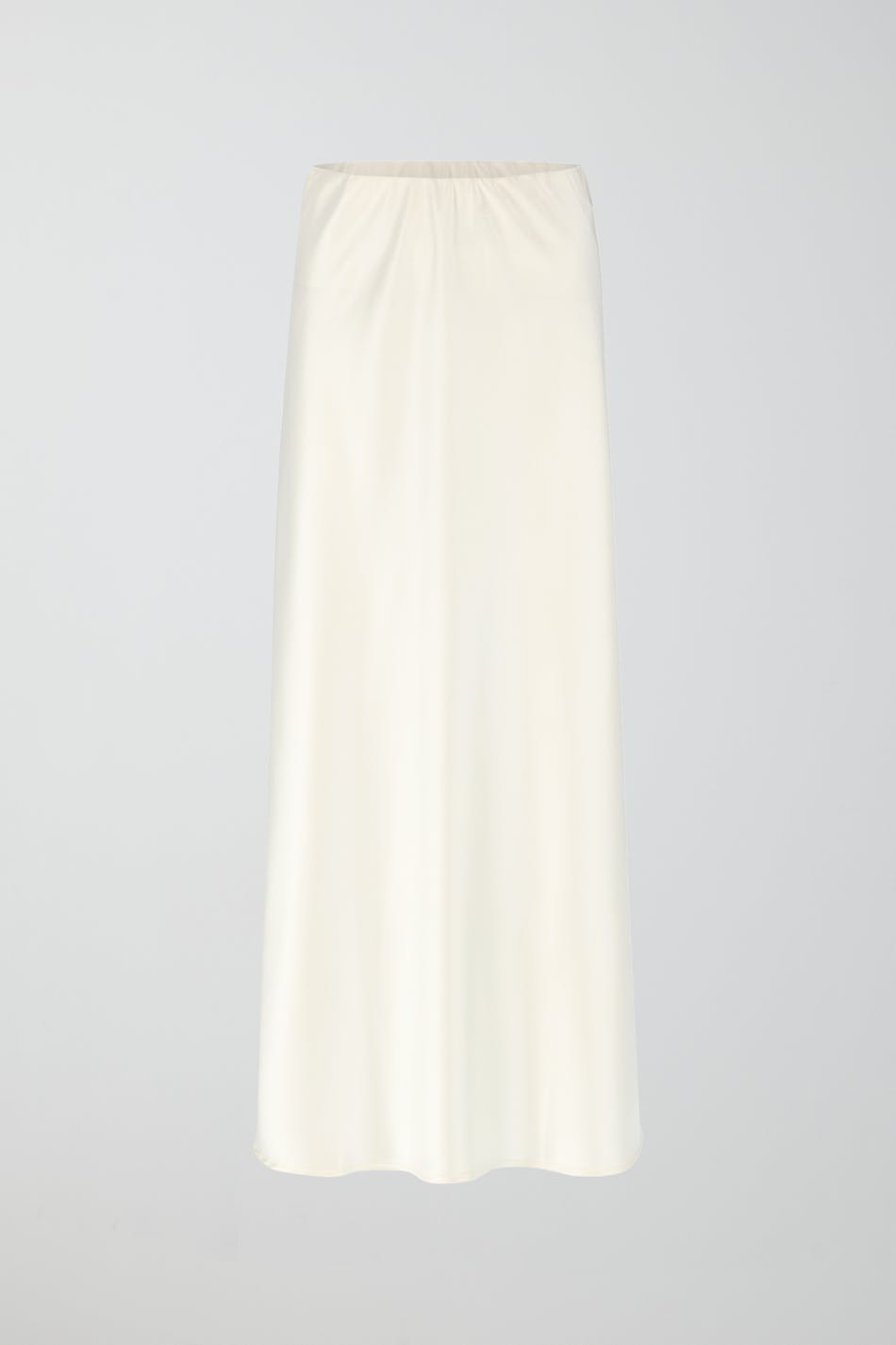 Satin maxi skirt