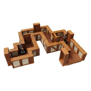 WarLock Tiles: Expansion Pack - Town & Village Straight Walls