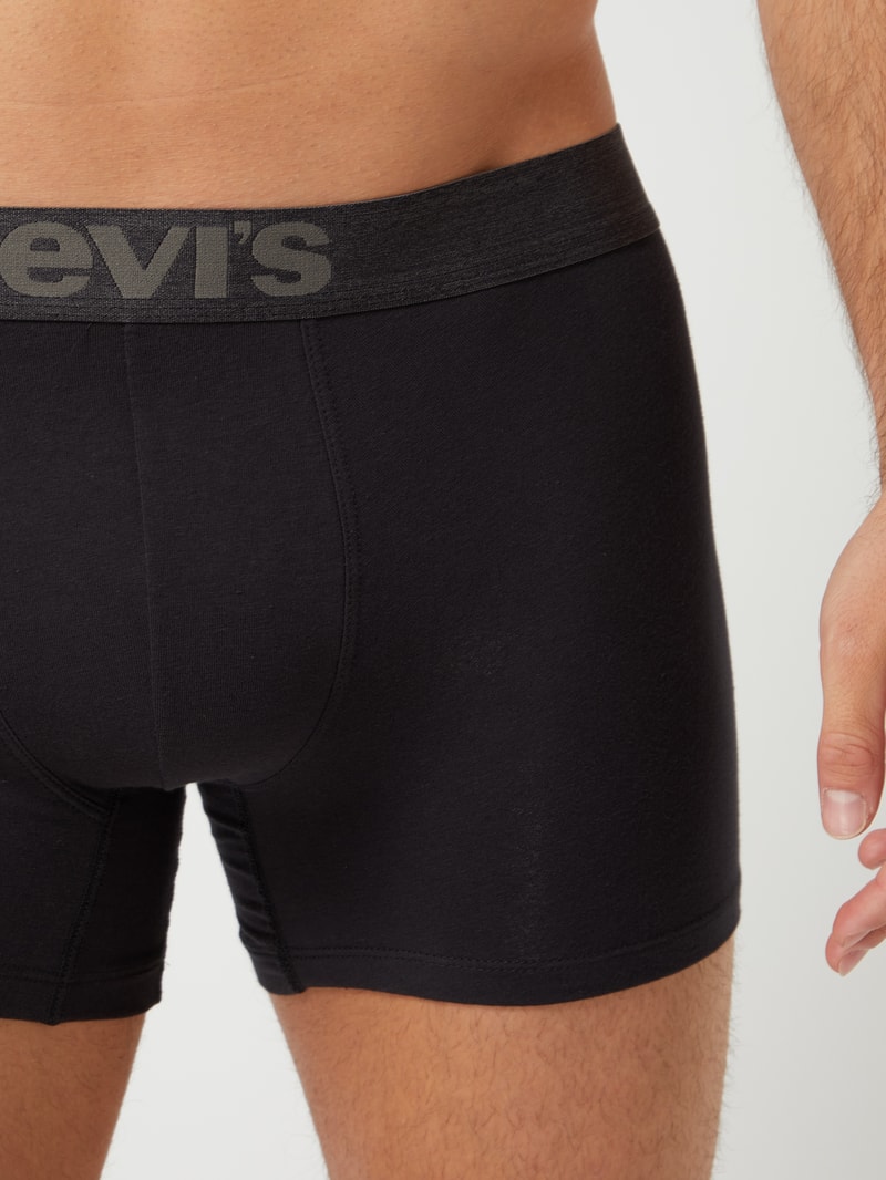 Trunks mit Stretch-Anteil im 2er-Pack in schwarz