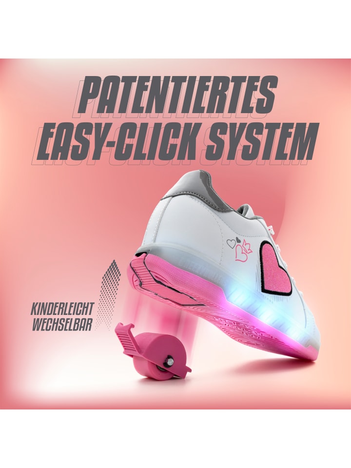 Breezy Rollers BREEZY ROLLERS 2195670 Blast LED weiss/pink günstig kaufen