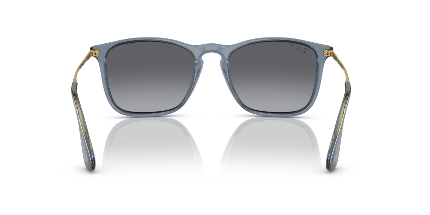 CHRIS - Albastru lucios, gri transparent