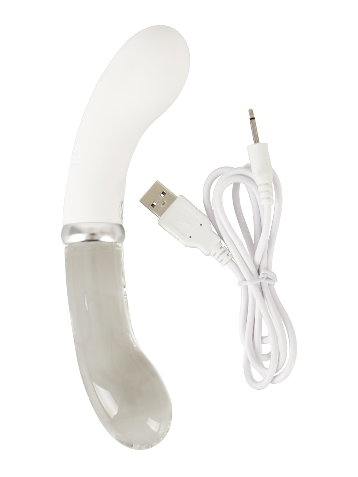 Liaison Vibrator G-Spot LED Vibrator in weiß günstig kaufen 18 cm