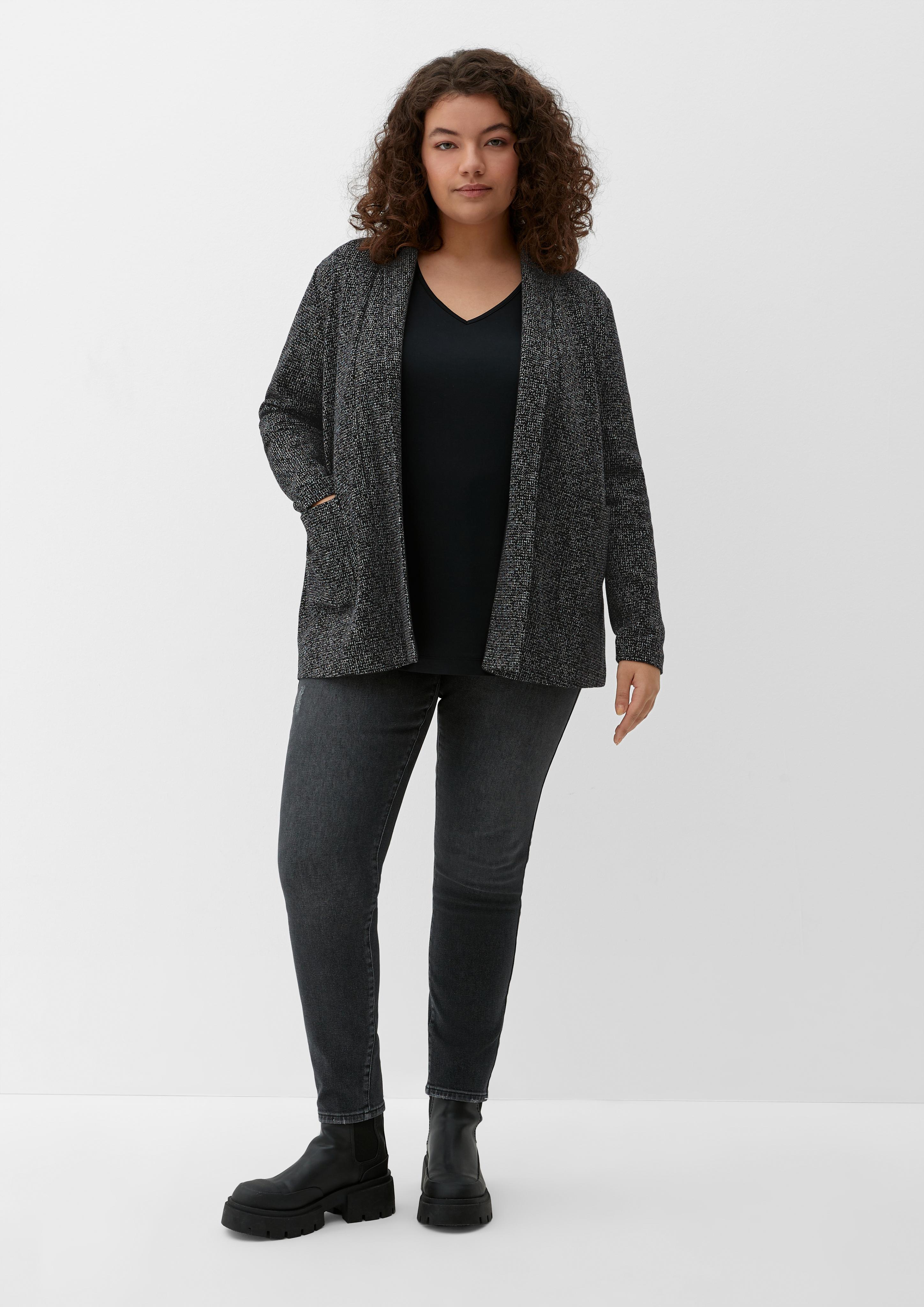 Cardigan in Tweed-Optik  2126140-99X1