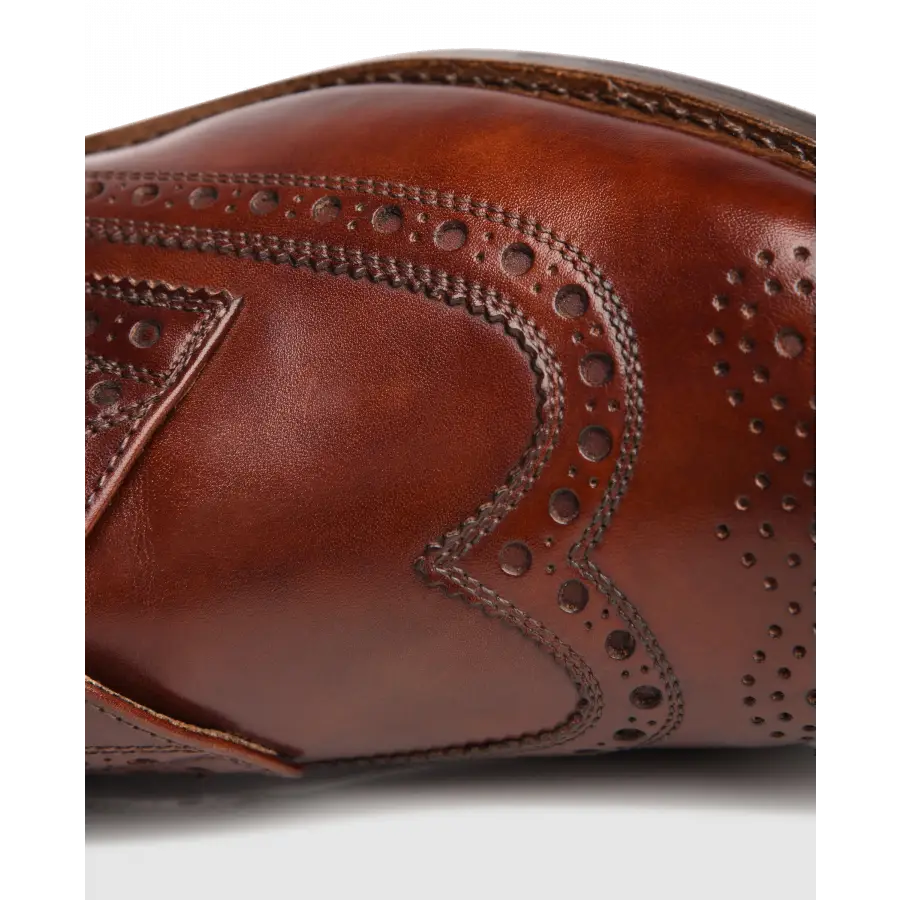 Heinrich Dinkelacker - Businessschuhe Derby ZÜRICH FULL-BROGUE AC Kalbsleder - beige