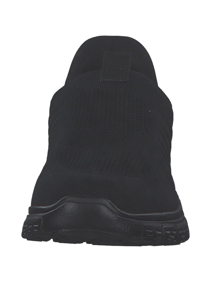rieker Sportliche Slipper in schwarz/schwarz günstig kaufen