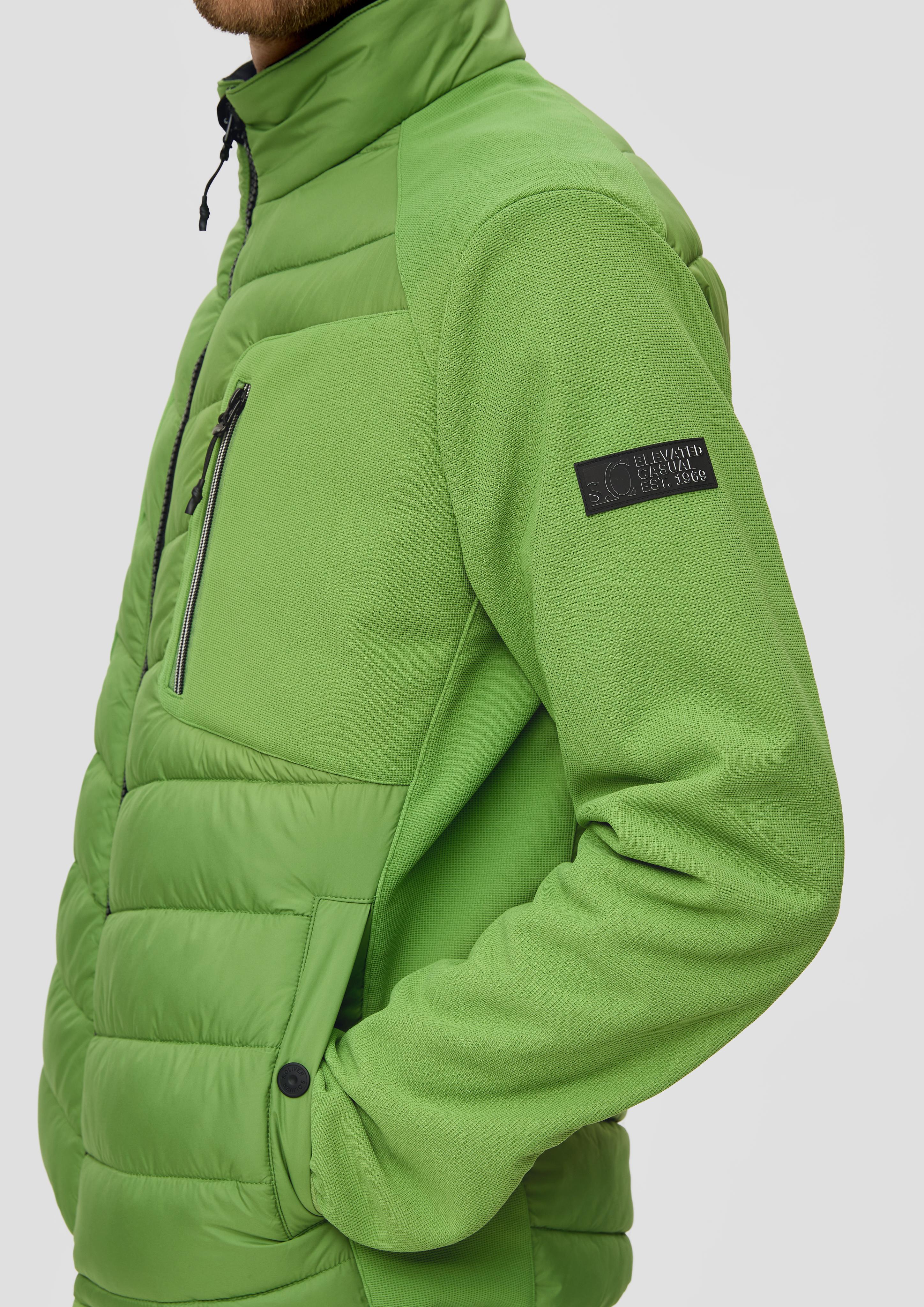 Softshelljacke mit Kontrastdetails  2140534-7450