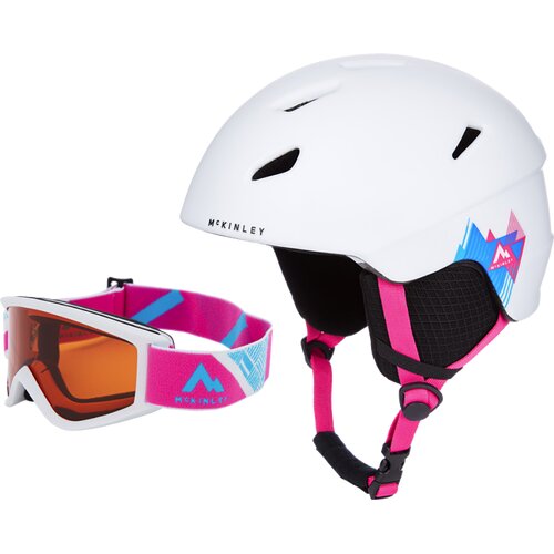 KINDER SKIHELM MIT SKIBRILLE PULSE HS-016 COMBO + FREEZE 2.0