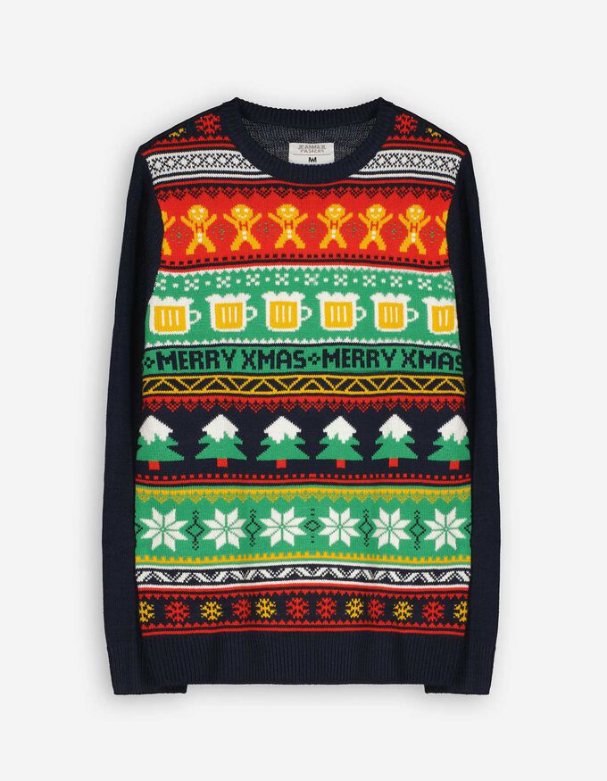 Strickpullover - Weihnachten