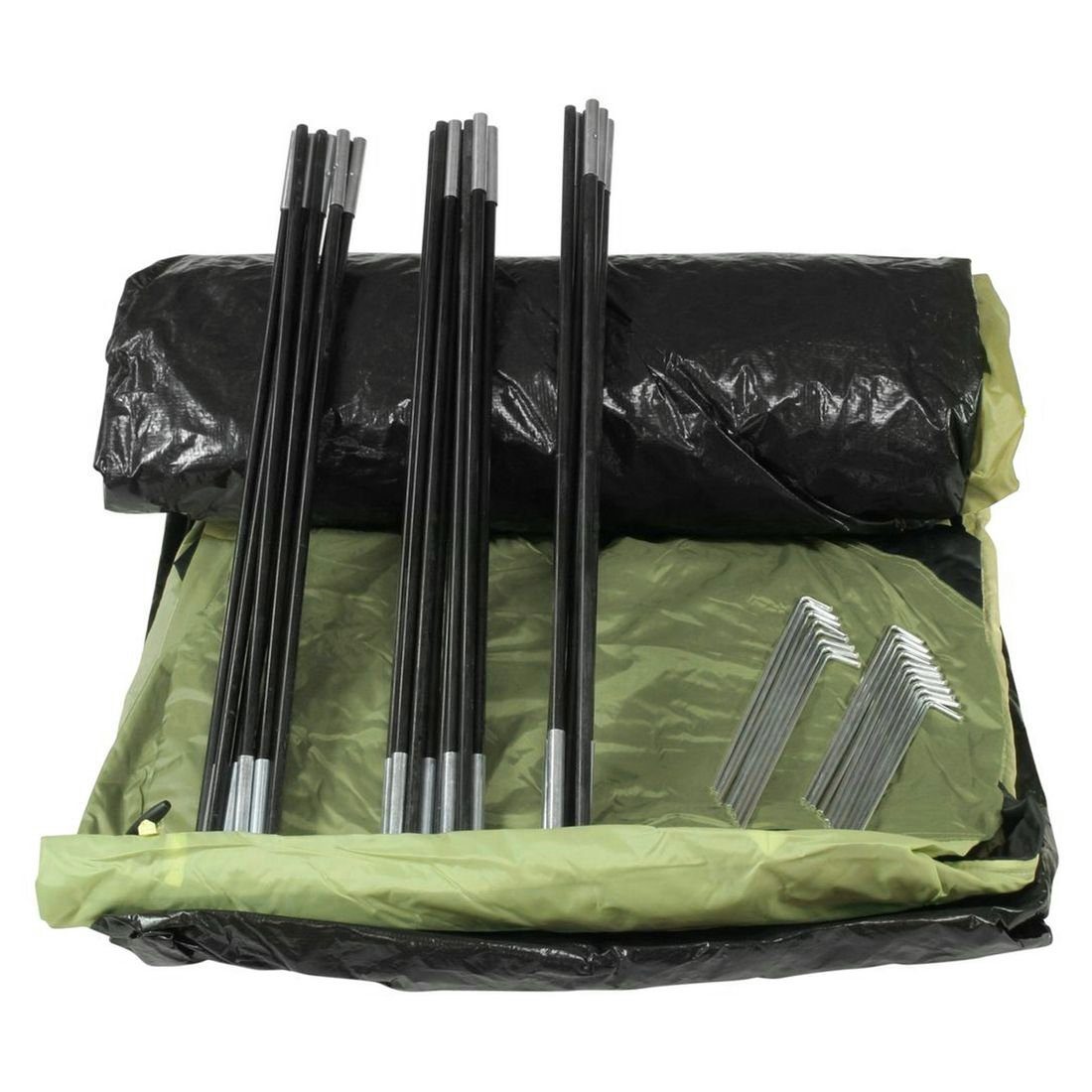 10T Outdoor Equipment Kuppelzelt Zelt Glenhill Beechnut 4 Mann Kuppelzelt XL Schlafkabine 5000mm Iglu, Personen: 4