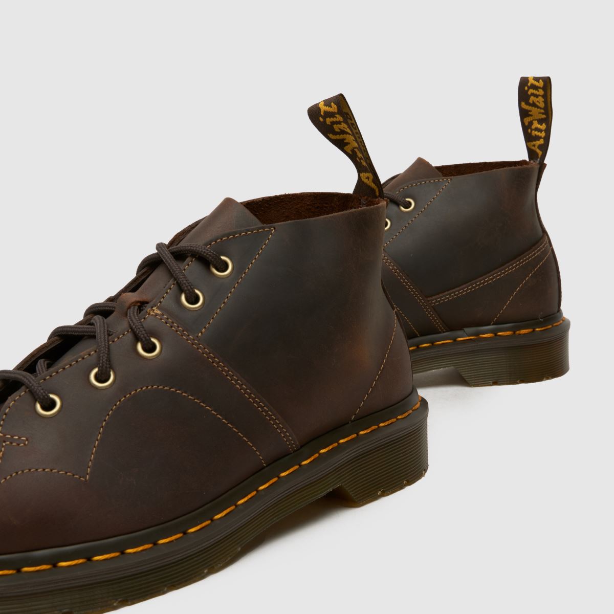 Dr Martens – Mörkbruna Church Monkey-stövlar