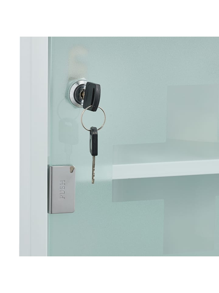 relaxdays Medizinschrank in Weiß - (B)30 x (H)30 x (T)17,5 cm günstig kaufen onesize