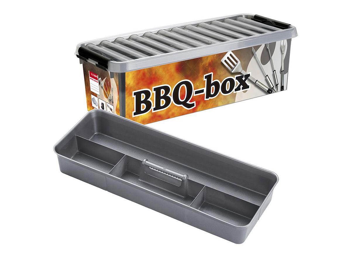 Sunware Q-line 9,5 Liter BBQ Aufbewahrungsbox mit Einsatz