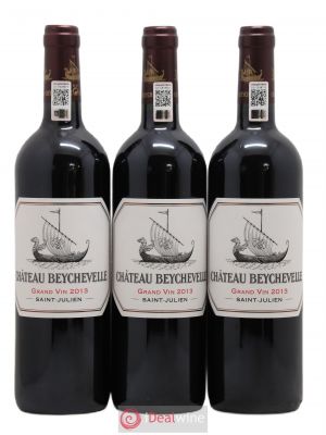 Château Beychevelle 4ème Grand Cru Classé  2013 - Lot de 3 Bouteilles