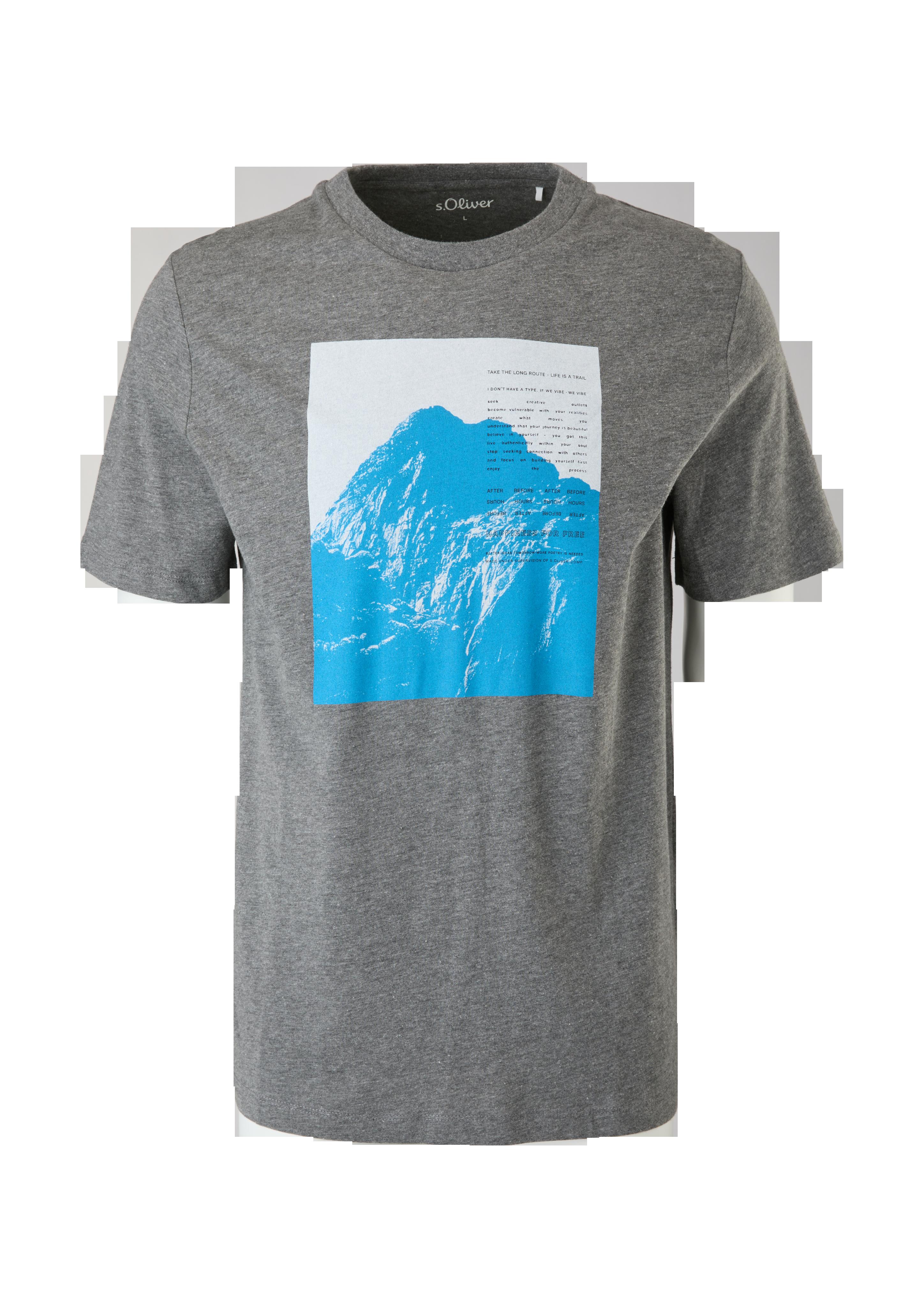 T-Shirt aus Baumwoll-Viskose-Mix  2119129-97D1