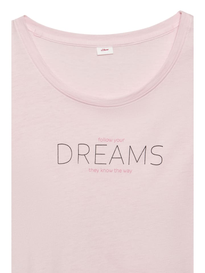 s.Oliver Sleepshirt in rosa günstig kaufen
