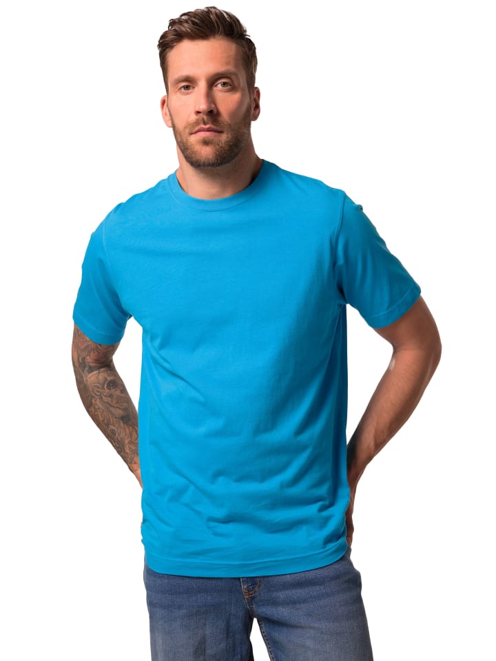 JP1880 Kurzarm T-Shirt in helles azurblau günstig kaufen