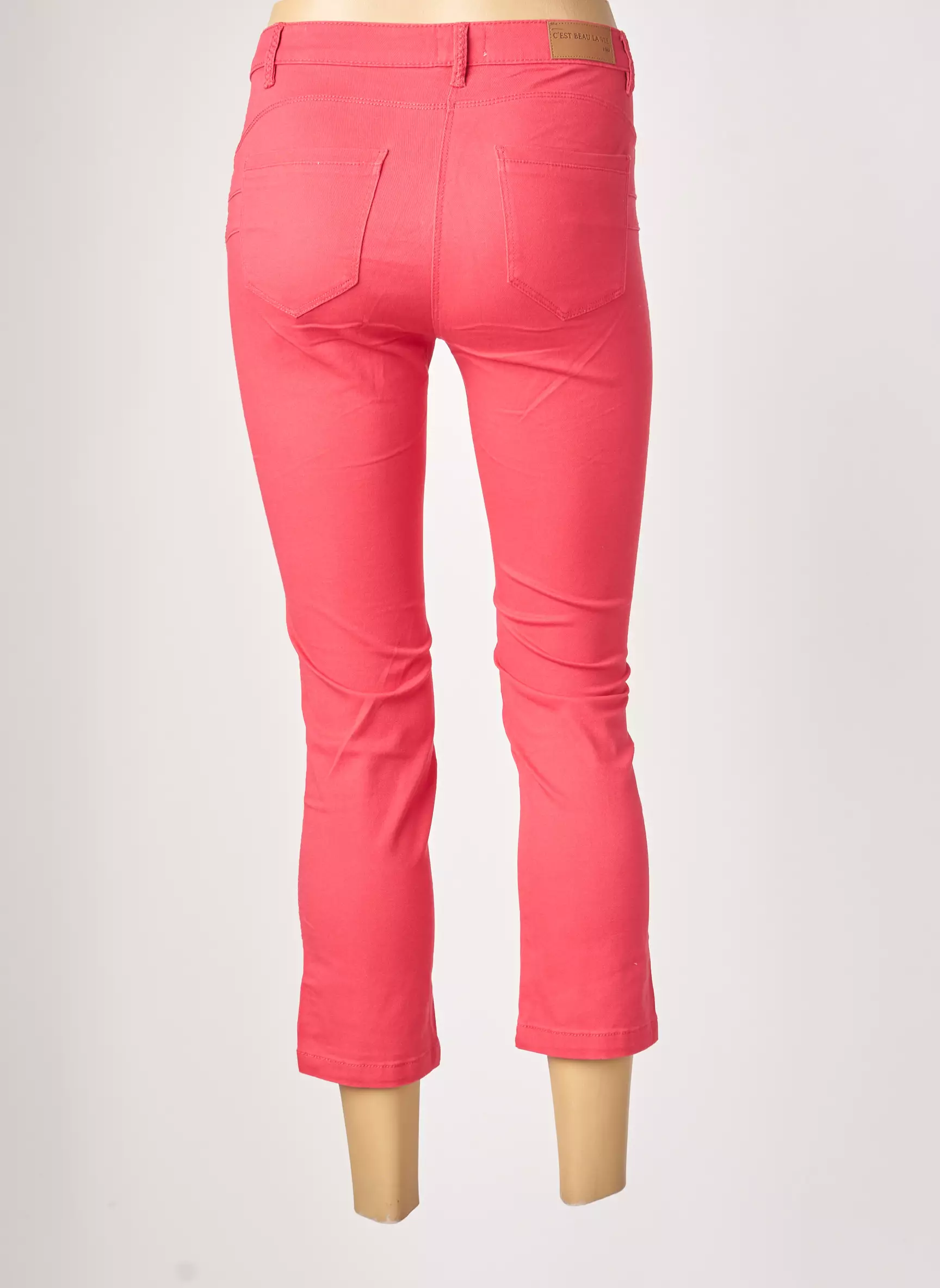 C Est Beau La Vie Pantacourts Femme couleur rouge