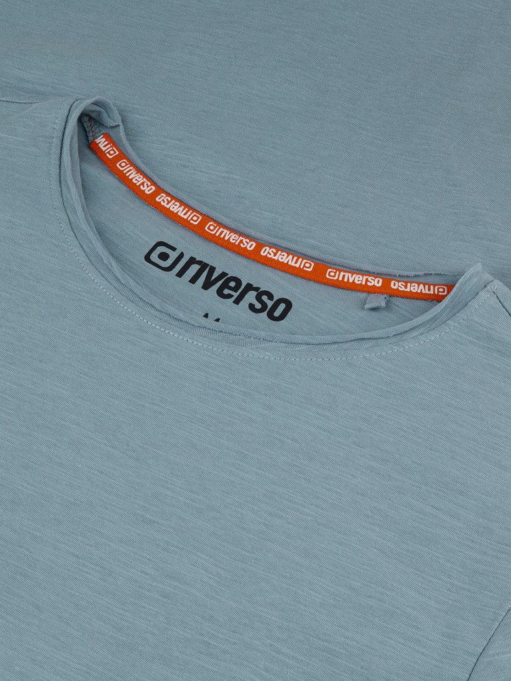 riverso  T-Shirt RIVLenny O-Neck in Petrol günstig kaufen