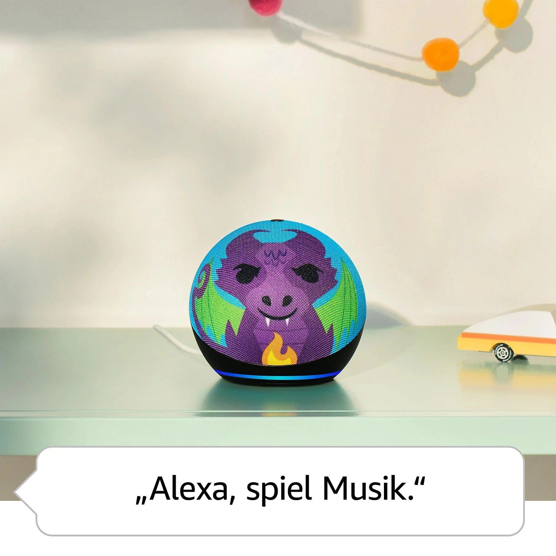 Amazon Echo Dot Kids (5.Gen) Eulen-Design Kinder Edition mit Alexa Lautsprecher (Bluetooth, WLAN (WiFi), mit Sprachsteuerung, Streaming)