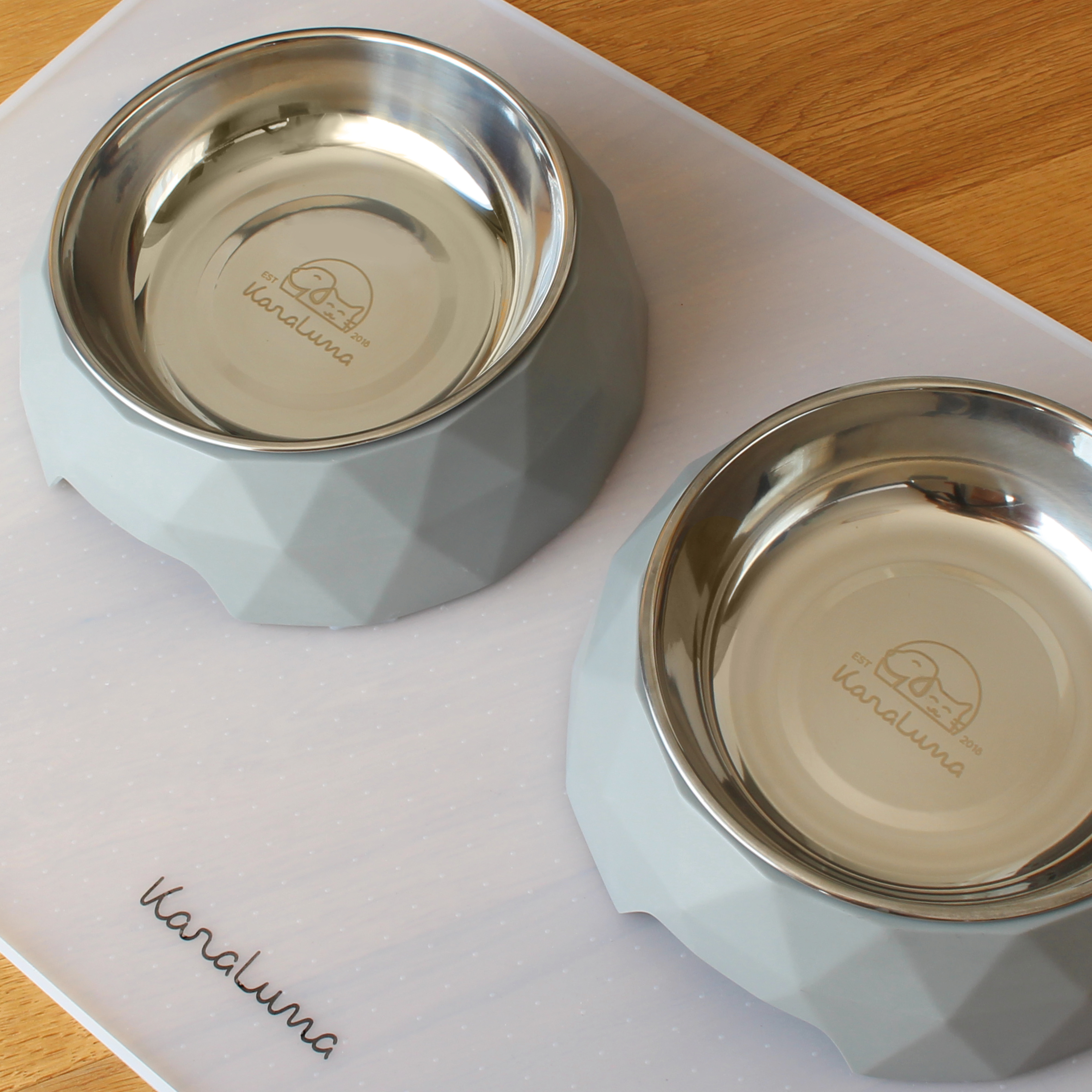 KaraLuna Futternäpfe KaraLuna Napfset mit 4 Napf Einsätzen 0,4 cm³