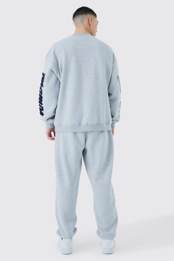 Oversize Sweatshirt-Trainingsanzug