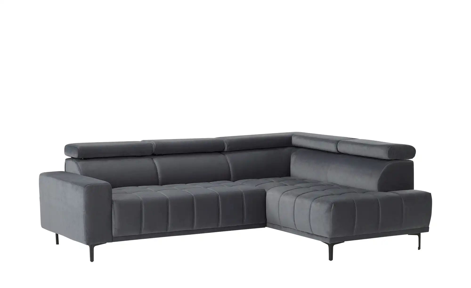 Primo Ecksofa aus Mikrofaser Carrara