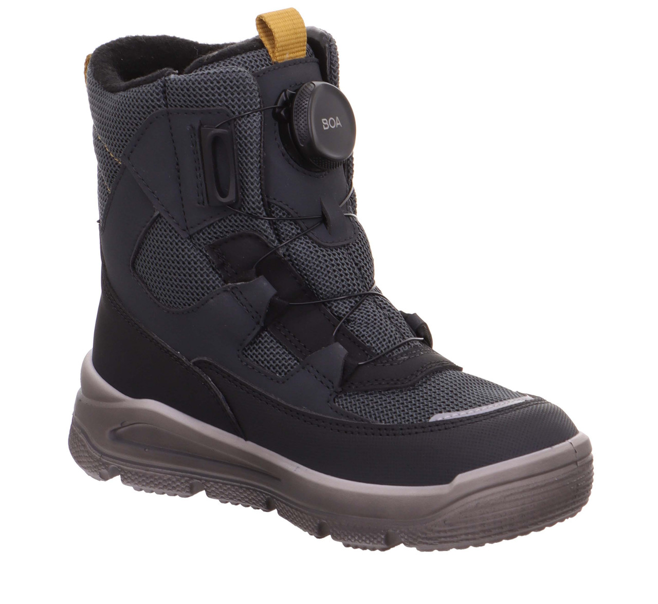 MARS - Schwarz/Grau Boots mit BOA® Drehverschluss