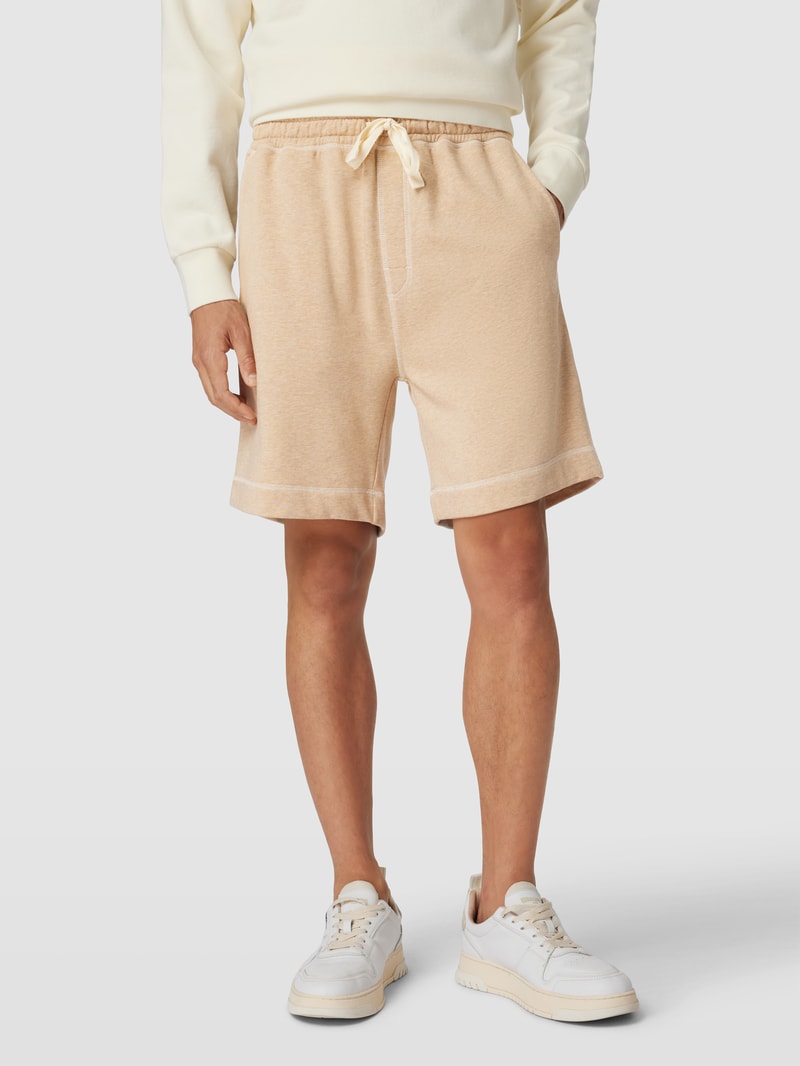 Sweatshorts in melierter Optik Modell 'FRENCH TERRY' in beige meliert