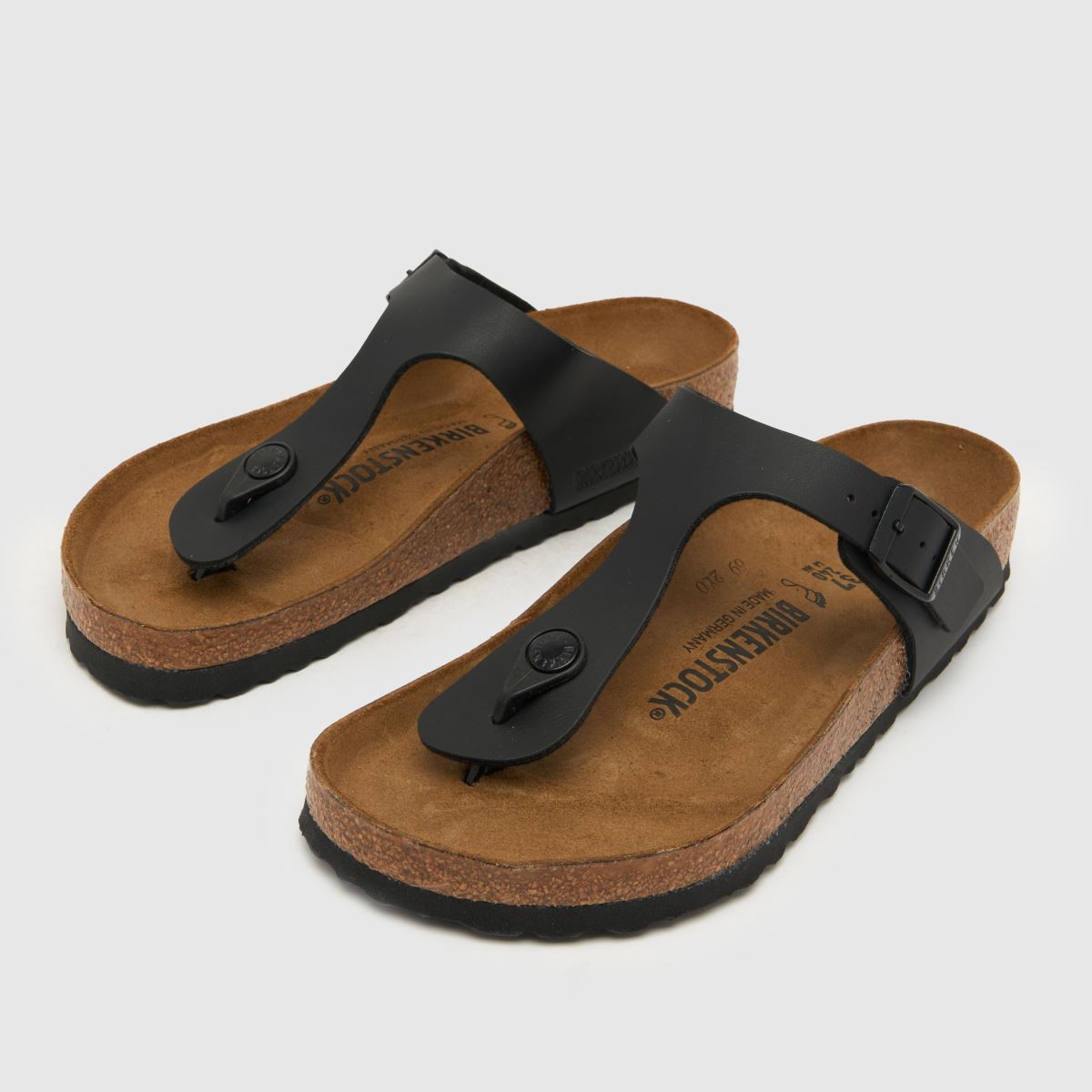 BIRKENSTOCK gizeh szandálok fekete színben
