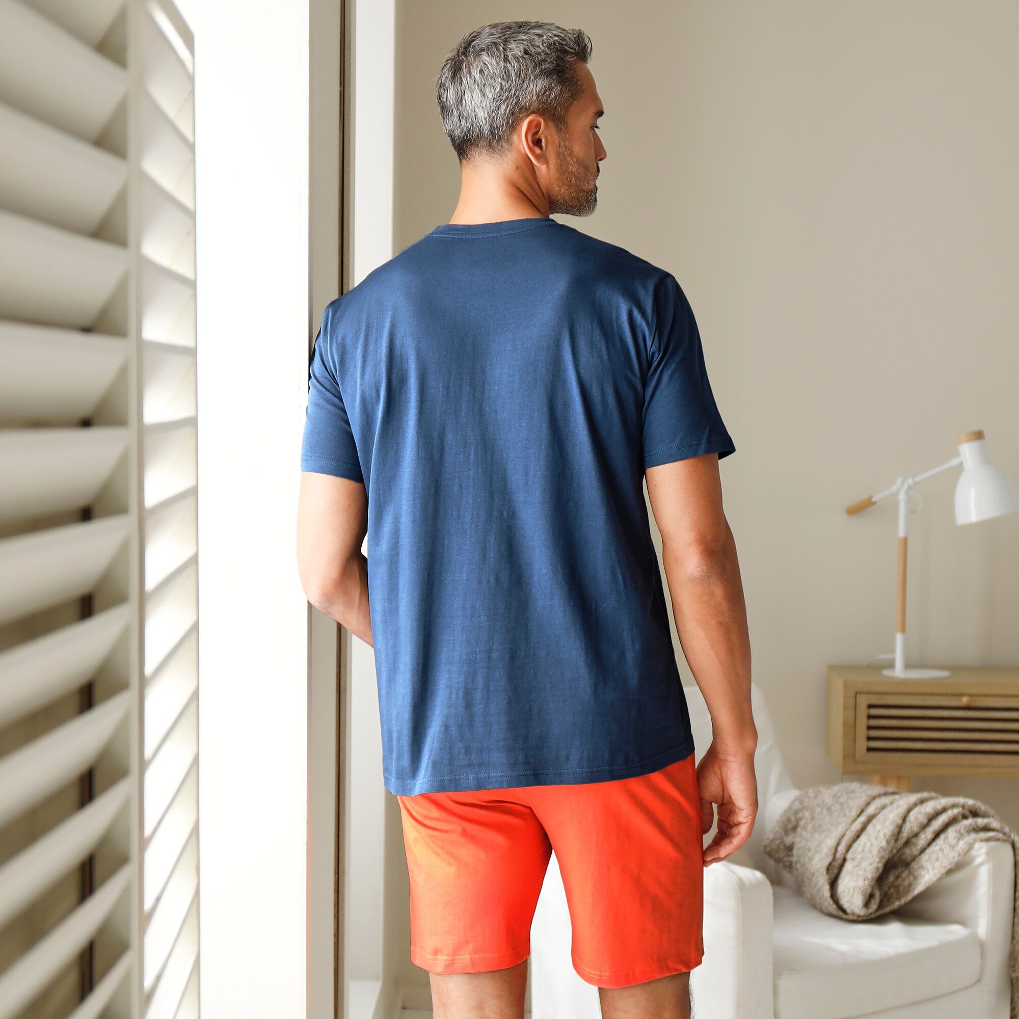 T-shirt de pyjama manches courtes motif bateau