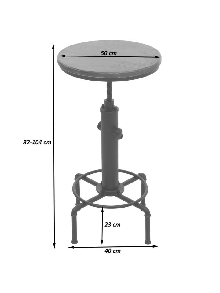 MCW Bartisch N23, Braun günstig kaufen onesize