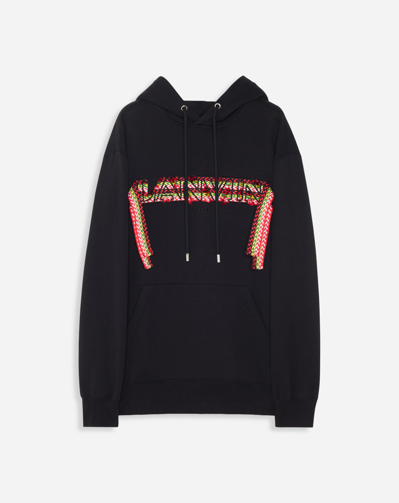 HOODIE OVERSIZE BRODÉ LANVIN CURB LACE