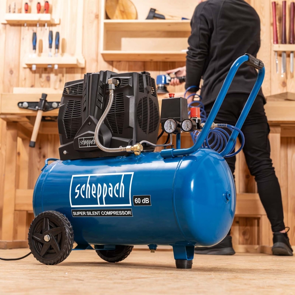 Scheppach 5906141901 HC51Si Super Silent Compressor 50L