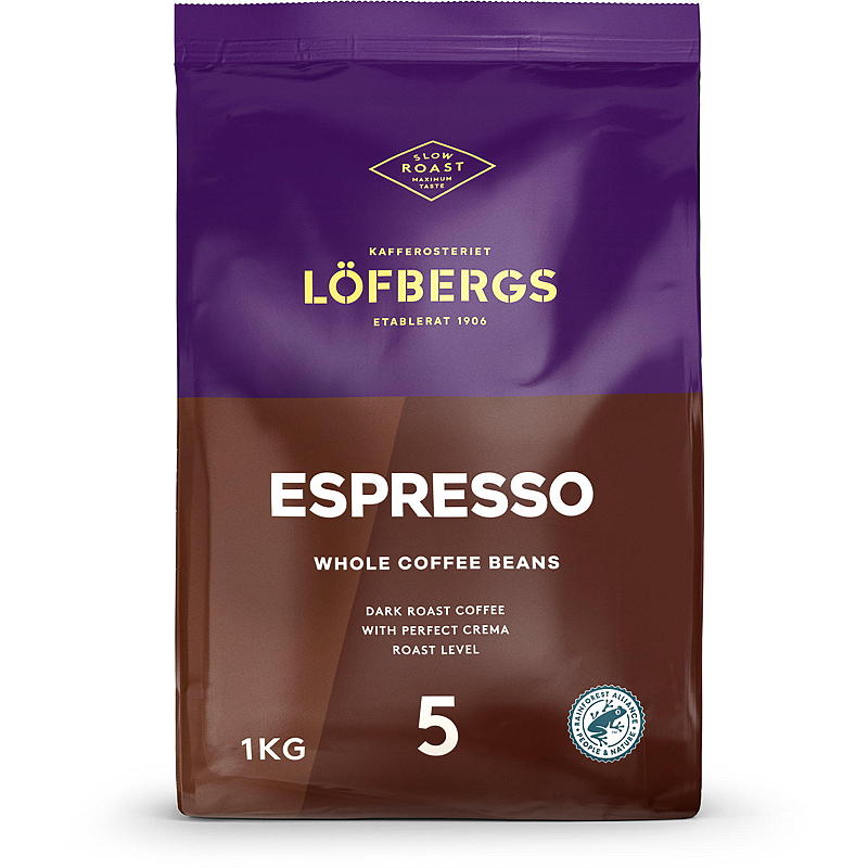 Löfbergs Kaffebønner 1 kg Espresso Löfbergs