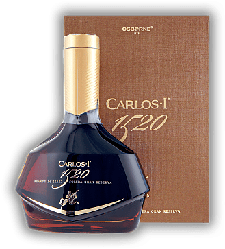 Carlos I 1520 Brandy de Jerez Solera Gran Reserva Carlos I 1520 Brandy de Jerez Solera Gran Reserva Ein einmalig weicher und aromatischer Brandy. Limitierte Edition. 0,7	 Liter - Vol 41,1%