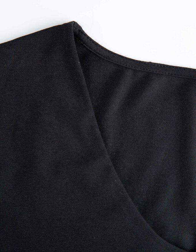 Langarmshirt - V-Ausschnitt