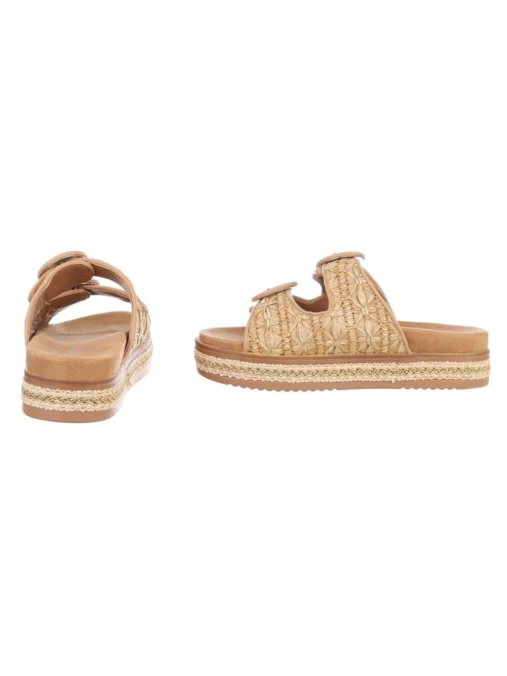 Ital-Design Sandale & Sandalette in Beige günstig kaufen
