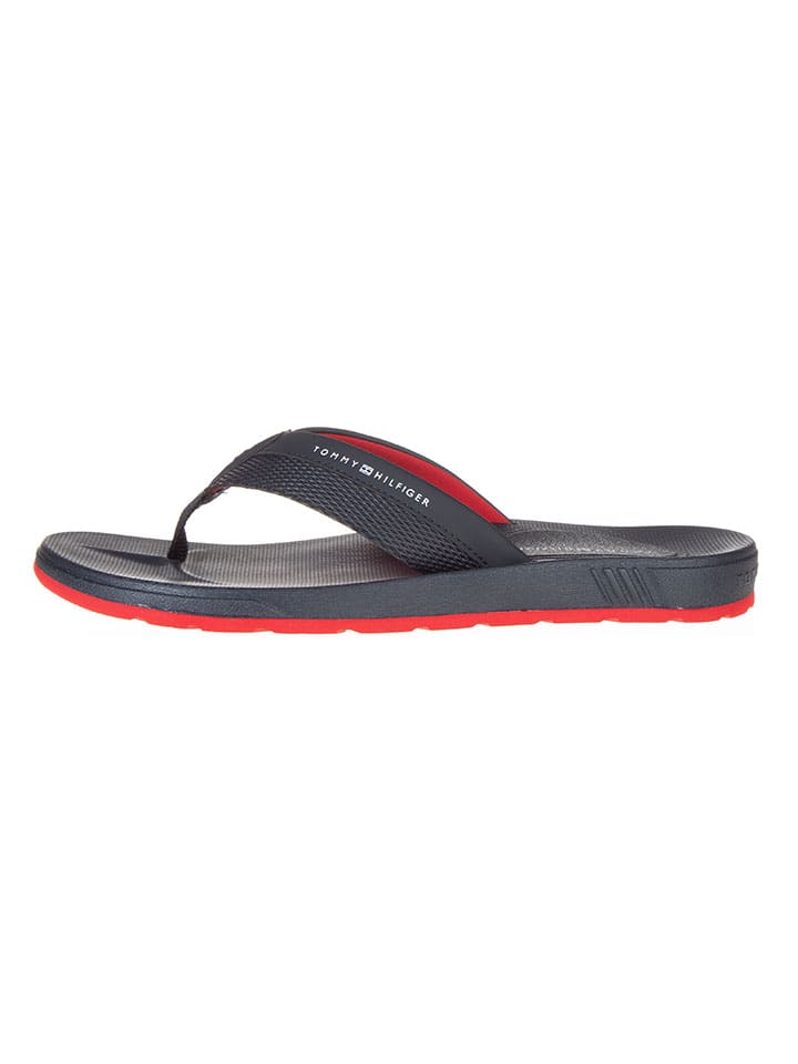 Tommy Hilfiger Shoes Zehentrenner in Dunkelblau günstig kaufen