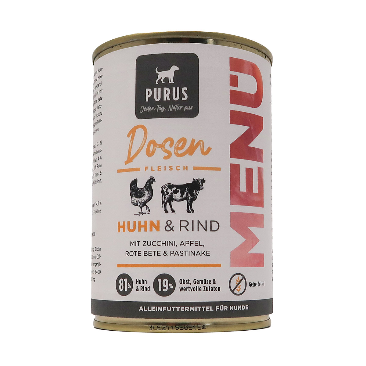 Purus Dosenfleisch Menü Rind & Huhn günstig kaufen bei ZooRoyal