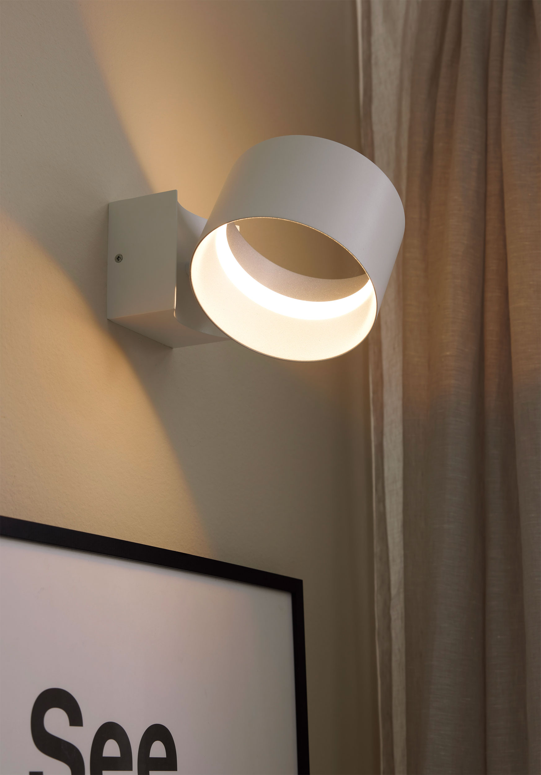 MusterringLED-Wandleuchte 1flg