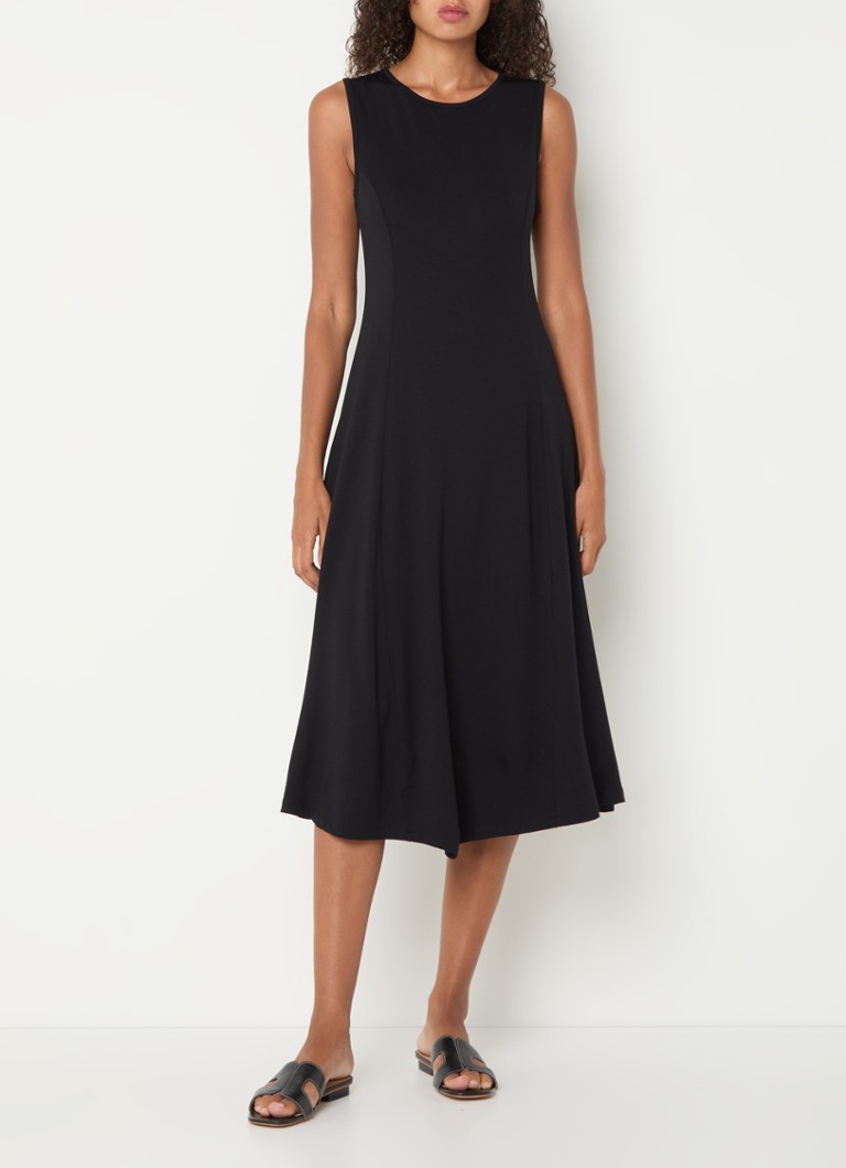 Vestido midi de punto con cuello redondo de Marc O'Polo