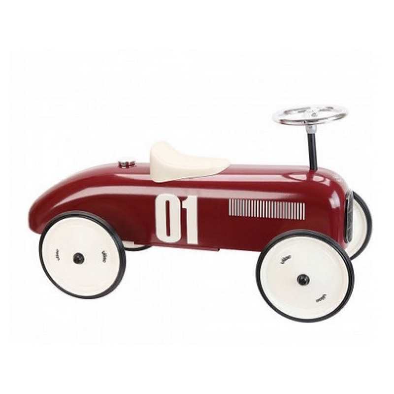 Porteur voiture vintage bordeaux