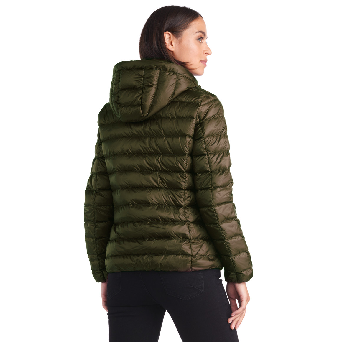 Damen Soft-Daunenjacke mit Kapuze
