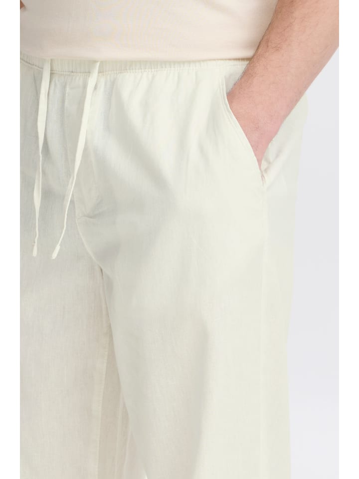BLEND Leinenhose in weiß günstig kaufen