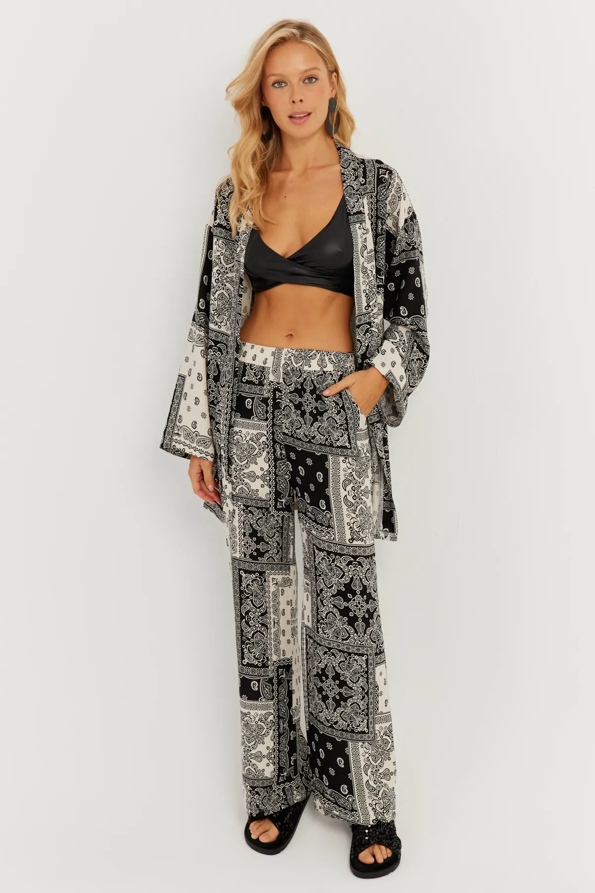 Cool & Sexy  Zweiteiler - Schwarz - Regular Fit