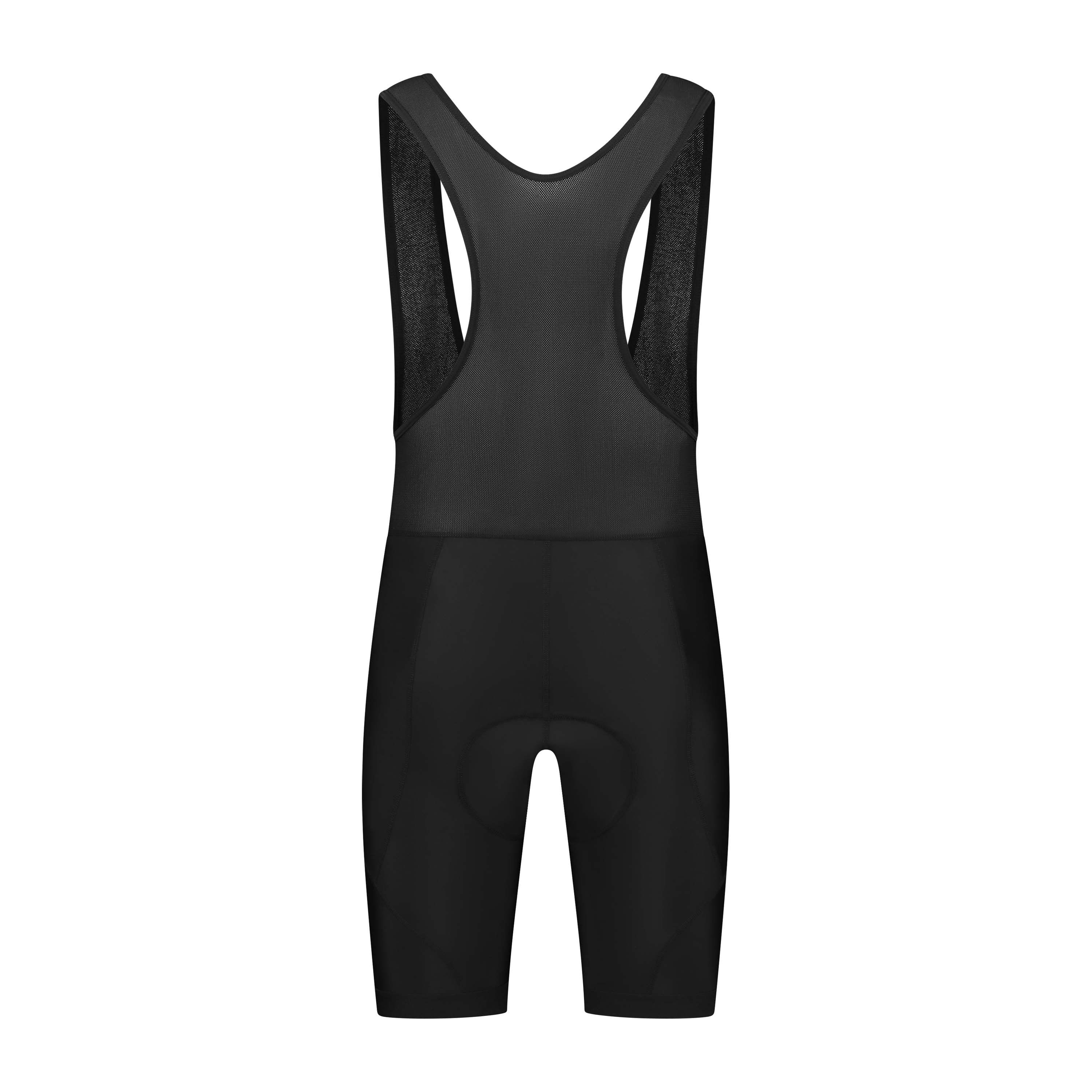 Rogelli Core Black Herren kurze Radhose mit Träger