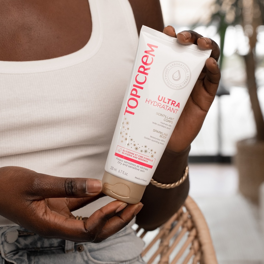 topicrem Ultra Hydratant Scintillant Corps Lait pailleté