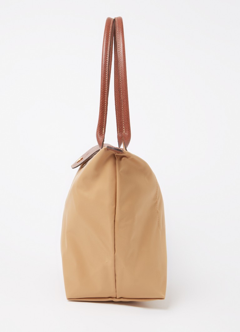 Longchamp Le Pliage shoulder bag M with leather details