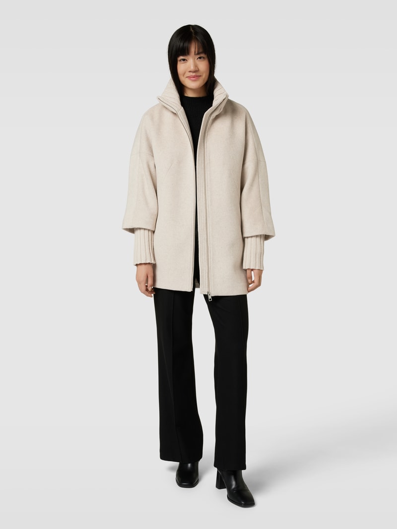 Jacke mit Turtleneck in offwhite
