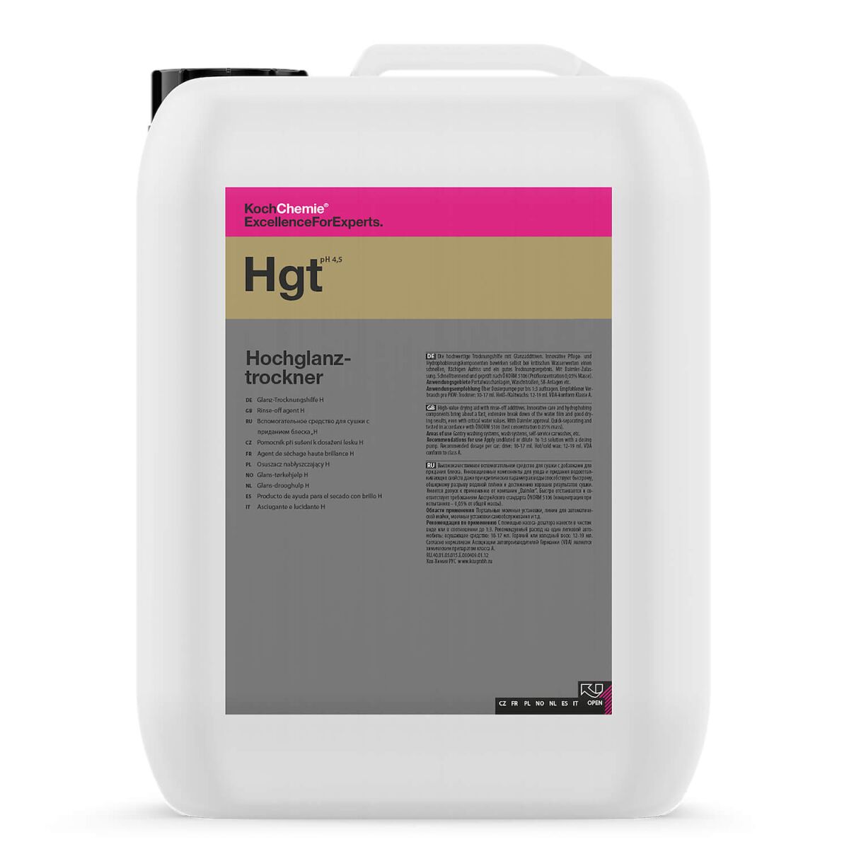 Koch Chemie Hochglanztrockner Trocknungshilfe 10L